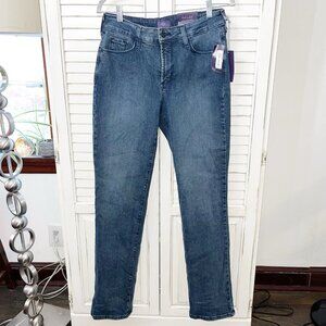 NWT NYDJ Straight Jeans Regular Wash Size 8